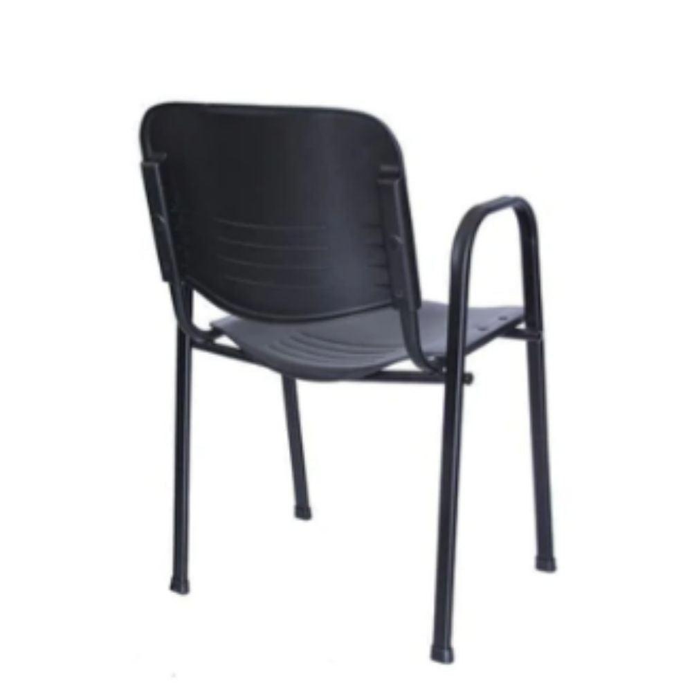 Offiho Silla Novaiso Con Brazos Visita Polipropileno Base 4 Puntas Negra Uso Interior - NOVAISO con brazos - OFFIHO - NOGAL BEAT - Silla para oficina