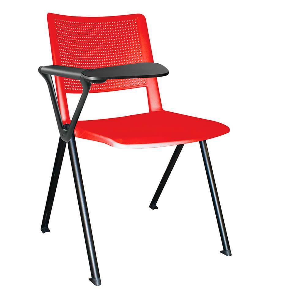 Offiho Silla Pupitre Revolution Ohp-86 Escolar Paleta Lateral 86Al Negro Asiento Respaldo Y Asiento En Dos Piezas En Polipropileno - OHP-86 - OFFIHO - NOGAL BEAT - Sillas