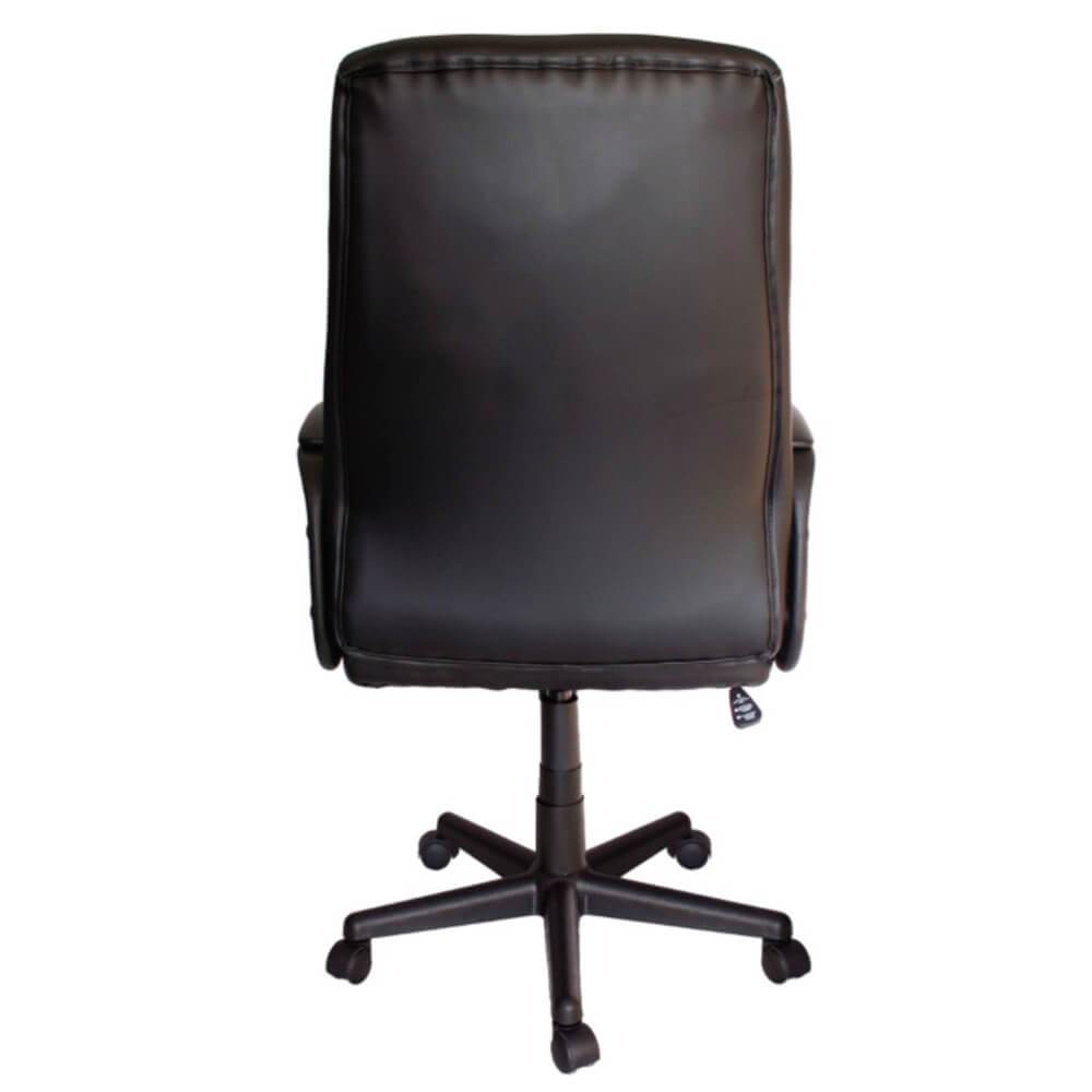 Offiho Silla Rimini Operativa Respaldo Alto Soft Revolving Leather Cafe Base Estrella Con Rodajas Uso Interior - RIMINI - OFFIHO - NOGAL BEAT - Silla para oficina