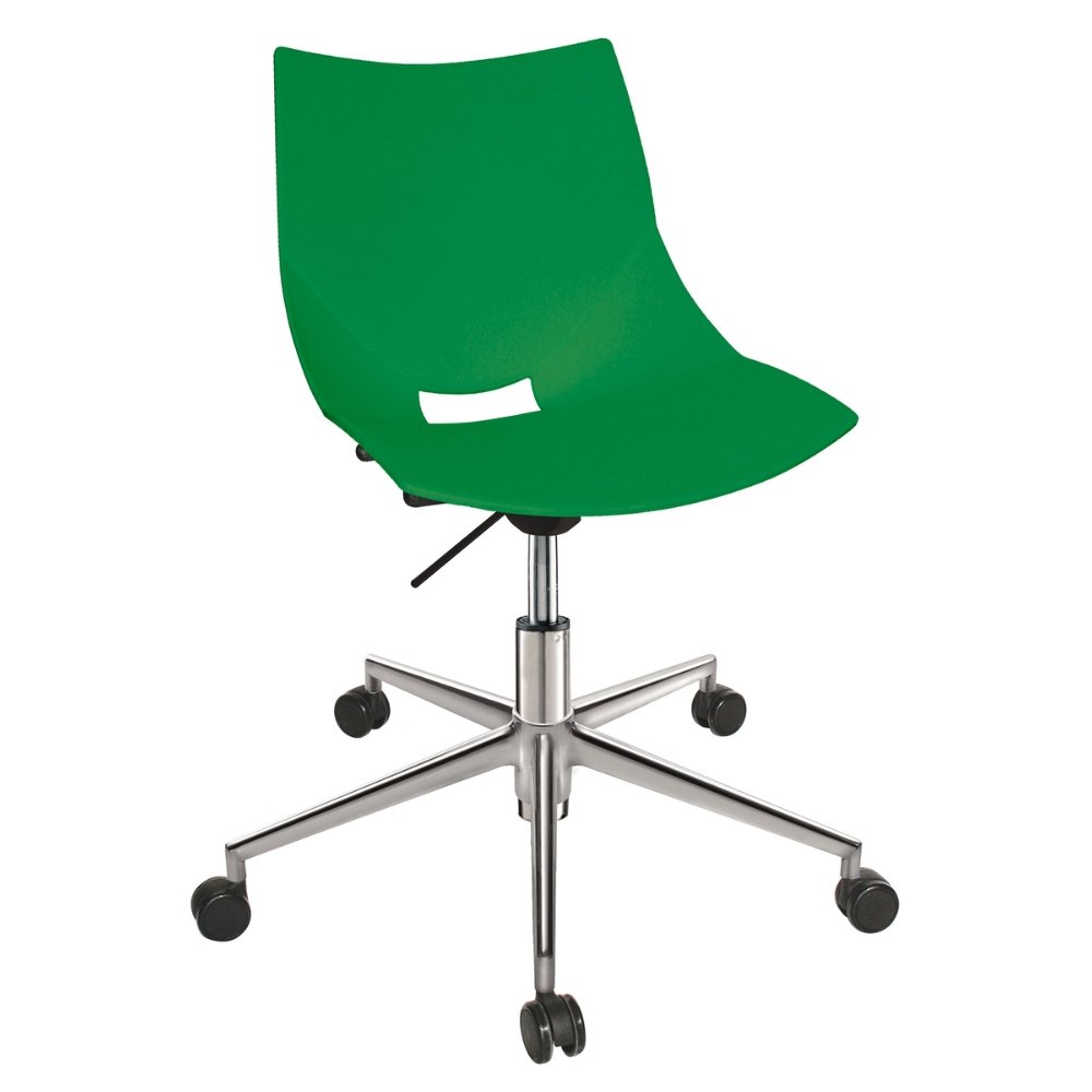 Offiho Silla Shell Ohs-37 Industrial Polipropileno Base Estrella Aluminio Fundido Uso Interior - OHS-37 - OFFIHO - NOGAL BEAT - Sillas