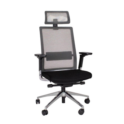 Offiho Silla Snap Ohe-45 Directiva Poliuterano Cojin Hule Espuma Uso Interior - OHE-45 - Offiho - NOGAL BEAT - Sillas