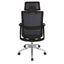 Offiho Silla Soho Ohe-95 Negro Oficina Operativa Base Estrella Respaldo En Malla Con Cabecera Ergonomica - OHE-95negro - OFFIHO - NOGAL BEAT - Silla para oficina