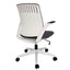 SILLA OFFIHO WHALE OHE-100Blanco | Silla Operativa para Oficina | Altura Ajustable | Base Estrella | Asiento Tapizado | Interior | Ejecutivo Despacho Escritorio Sala Juntas Conferencias Home Office