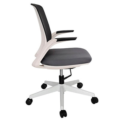 SILLA OFFIHO WHALE OHE-100Blanco | Silla Operativa para Oficina | Altura Ajustable | Base Estrella | Asiento Tapizado | Interior | Ejecutivo Despacho Escritorio Sala Juntas Conferencias Home Office