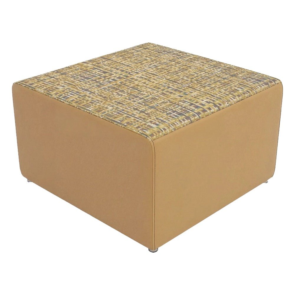 Otomán Lineal para Sala de Espera - GEBESA FOMCORE ARMLESS - Frente 78 cm - Alto 45 cm - Tapizado - GFCA107313118 - GEBESA - NOGAL BEAT - Taburete
