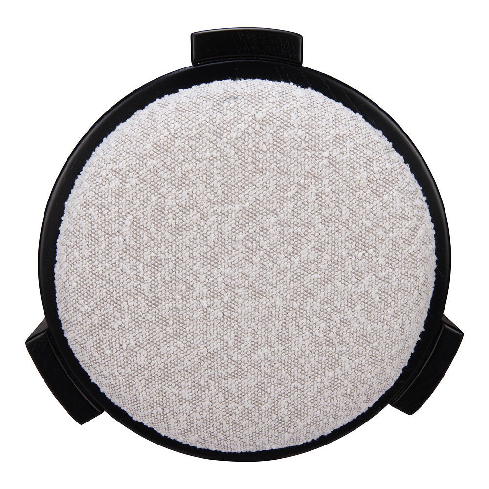 Otomán para Recepción - ZUO BANJUL - Gris Neblina - Tapizado en Tejido Texturizado - 109815 - Zuo - NOGAL BEAT - Taburete