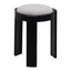 Otomán para Recepción - ZUO BANJUL - Gris Neblina - Tapizado en Tejido Texturizado - 109815 - Zuo - NOGAL BEAT - Taburete