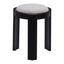 Otomán para Recepción - ZUO BANJUL - Gris Neblina - Tapizado en Tejido Texturizado - 109815 - Zuo - NOGAL BEAT - Taburete