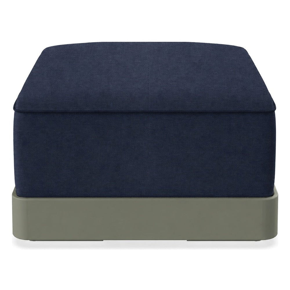 Ottoman Comercial para Recepción 20 cm - RESOL BRISA OTTOMAN - Varios Colores - Base MDPE - 6751 - Resol - NOGAL BEAT - Taburete