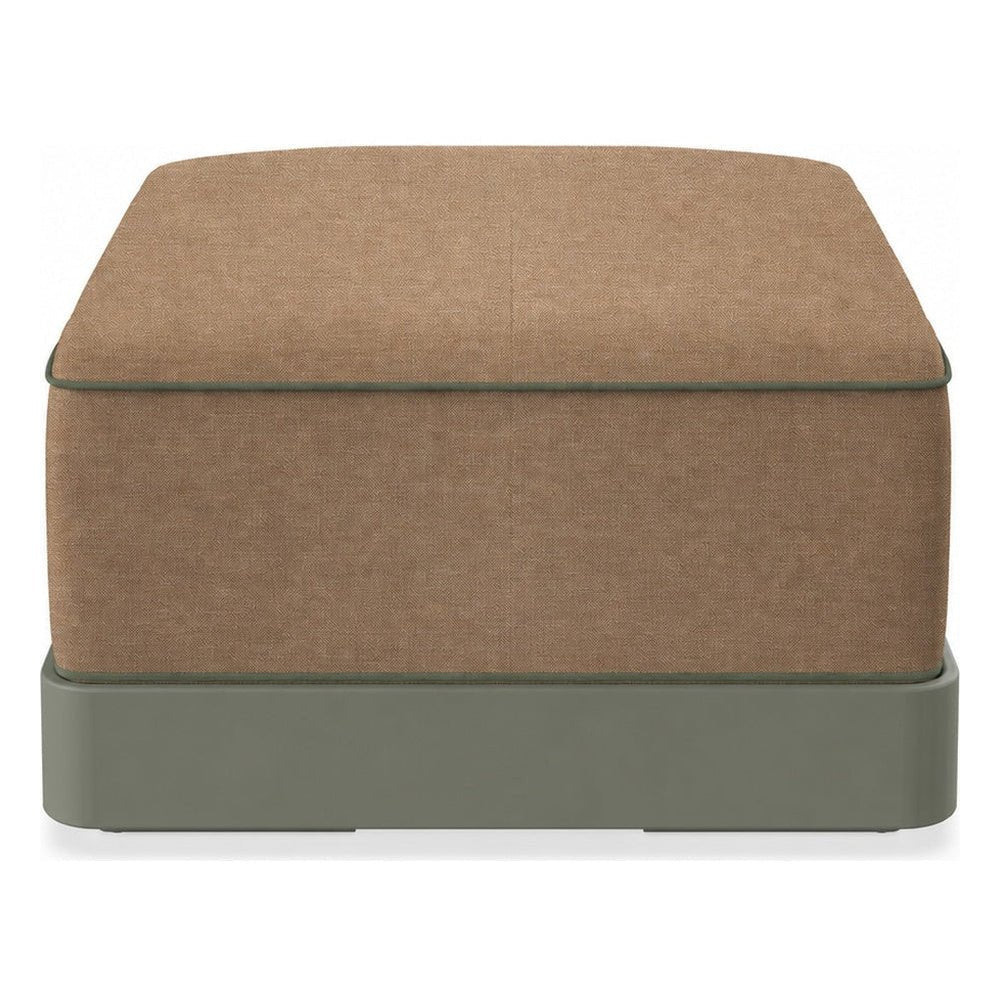 Ottoman Comercial para Terraza 40 cm - RESOL BRISA OTTOMAN - Varios Colores - Base MDPE - 06815 - Resol - NOGAL BEAT - Taburete