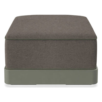 Ottoman Comercial para Terraza 40 cm - RESOL BRISA OTTOMAN - Varios Colores - Base MDPE - 06814 - Resol - NOGAL BEAT - Taburete