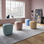 Pouf de Sala de Espera - LABENZE BOB 155-22800 GRADO 0 - Varios Colores - Tapizado - 155-22800 GRADO 0 - Labenze - NOGAL BEAT - Taburete