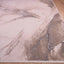 Tapete decorativo colección Elif U6033 rectangular en polipropileno y poliéster color plata taupe