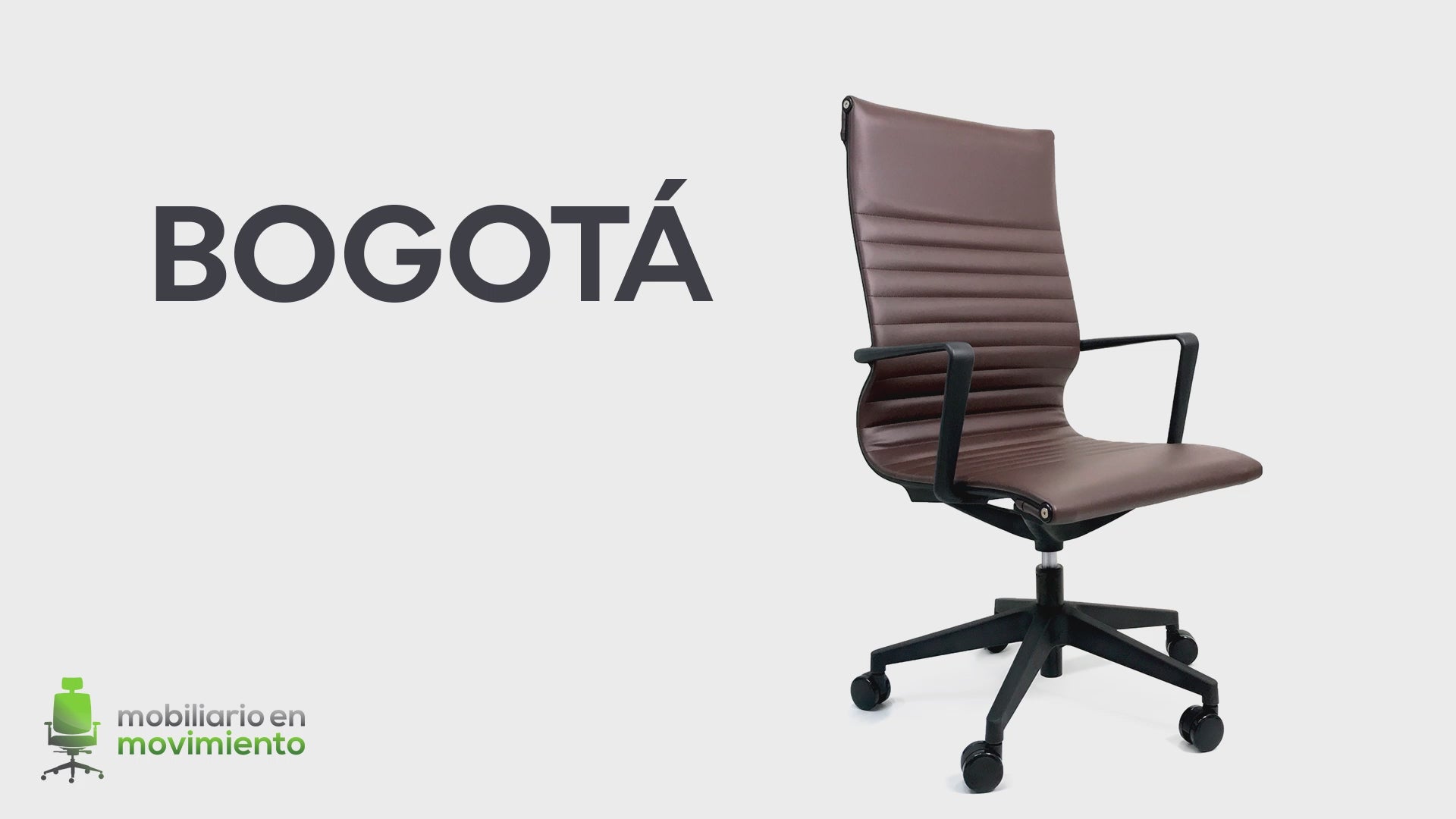 SILLA NOGAL BEAT BOGOTA BAJO | Silla Ejecutiva Baja | Base Nylon | Respaldo Asiento Tapizado | Brazos | Varios Colores | Interior | Oficina Ejecutiva Ejecutivas Empleo Jefe Cómodo Comodidad Escritorio Trabajo desde Casa Home Office