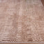 Tapete colección Deniz U7016 rectangular de poliéster pelo corto en tono crema verde
