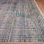 Tapete colección Civita T2269 rectangular en tonos turquesa y gris para decoración