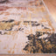 Tapete decorativo colección Civita rectangular en tonos crema, gris y oro