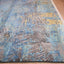 Tapete decorativo colección Civita T2265 rectangular en turquesa gris oro