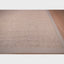 Tapete decorativo colección Ajmer rectangular en sisal marfil de pelo corto