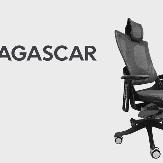 Silla de Oficina Ejecutiva - NOGAL BEAT MADAGASCAR - Negro - Respaldo en Malla y Asiento Tapizado Silla Ejecutiva Silla Ergonómica Silla De Dirección Silla De Oficina Silla Ajustable Silla Con Respaldo Alto Silla Con Reposabrazos Silla Con Ruedas Silla De Diseño Moderno Silla De Alta Calidad Oficina Ejecutiva Sala De Reuniones Espacio Corporativo Área De Trabajo Profesional Sala De Conferencias Espacio Laboral