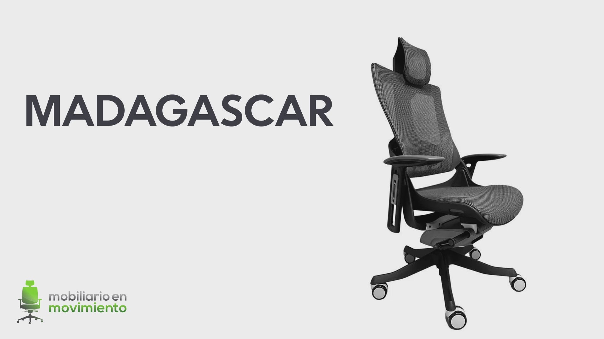 Silla de Oficina Ejecutiva - NOGAL BEAT MADAGASCAR - Negro - Respaldo en Malla y Asiento Tapizado Silla Ejecutiva Silla Ergonómica Silla De Dirección Silla De Oficina Silla Ajustable Silla Con Respaldo Alto Silla Con Reposabrazos Silla Con Ruedas Silla De Diseño Moderno Silla De Alta Calidad Oficina Ejecutiva Sala De Reuniones Espacio Corporativo Área De Trabajo Profesional Sala De Conferencias Espacio Laboral