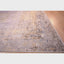 Tapete decorativo colección Adara T2260 rectangular de poliéster en tonos gris, verde y oro