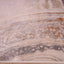 Tapete decorativo Terra T9030 rectangular de poliéster y polipropileno en crema y oro