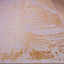 Tapete decorativo Elif U6034 rectangular de polipropileno y poliéster en oro y taupe
