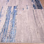 Tapete decorativo colección Deniz U7015 rectangular de poliéster en tonos gris, crema y azul