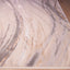 Tapete decorativo colección Terra T9032 rectangular de poliéster y polipropileno en crema oro