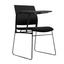 Pupitre ALBAR A-600NPT con paleta abatible desmontable, respaldo de polipropileno y asiento tapizado
