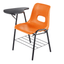 Pupitre escolar ALBAR PL-11 con estructura tubular negra, canastilla, paleta de melamina y asiento de polipropileno