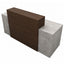 Recepción para Oficina Móvil con Cubo Frontal - VERSA RP - RP-825 - VERSA - NOGAL BEAT - Recepción