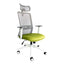 REQUIEZ ARLA | Silla Reclinable con Cabecera Ejecutiva de Oficina | Base Estrella con Rodajas | Varios Colores | Nylon con Cubierta de Poliuretano | Interior - RE-3200/BL-Cabecera - Requiez - NOGAL BEAT -