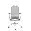 REQUIEZ CURVE | Silla Reclinable con Cabecera Ejecutiva de Oficina | Base Estrella con Rodajas | Varios Colores | Nylon con Cubierta de Poliuretano | Interior - RE-1570/BL-Cabecera - Requiez - NOGAL BEAT -