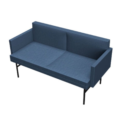 Requiez Modular Esencia 2 Plazas RE-2002-BR Respaldo Con Descansabrazos - RE-2002/BR - Requiez - NOGAL BEAT -