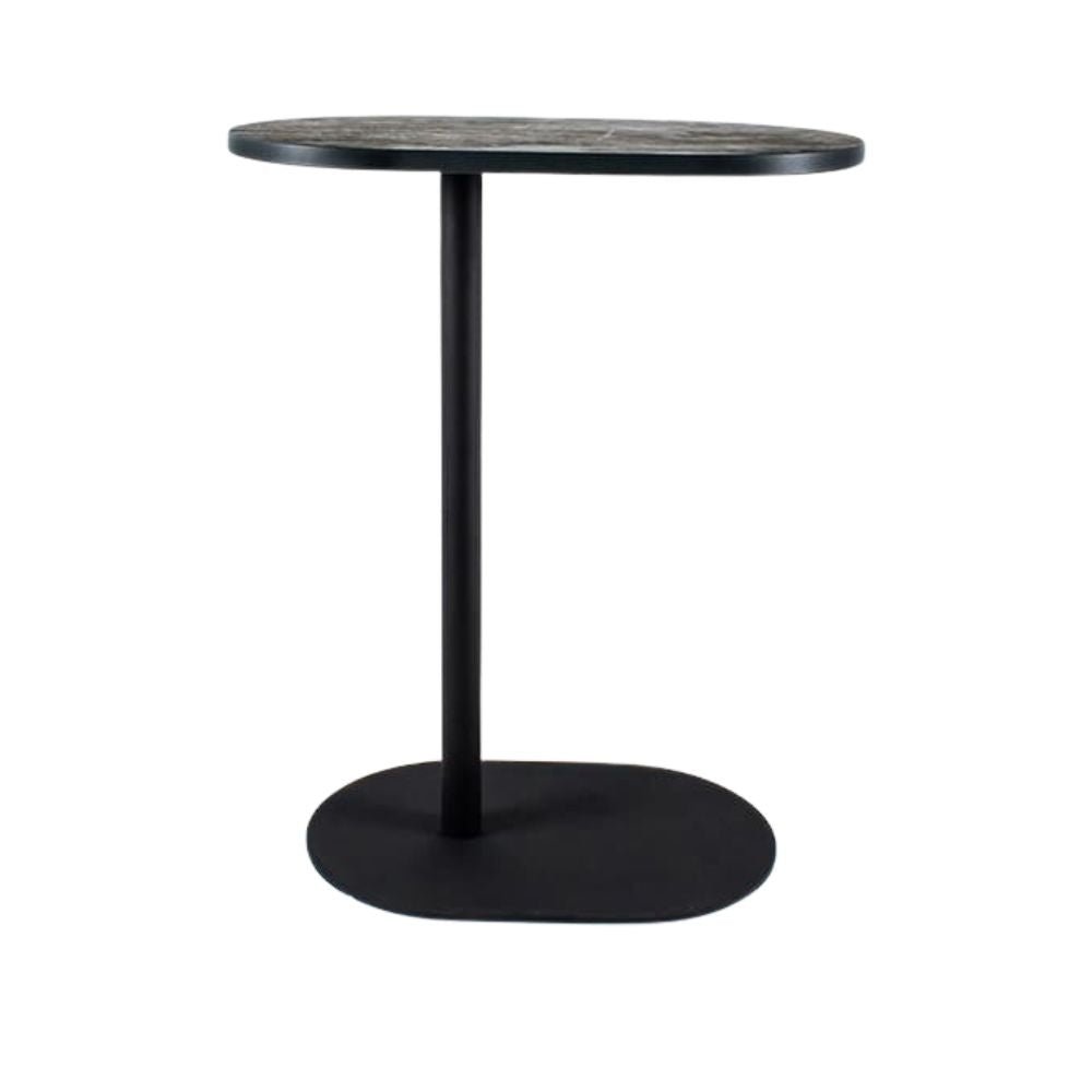 REQUIEZ ROOT | Mesa Linea Confort | 66 cm | Base Ovalada | Varios Colores Básicos | Cubierta | Interior - 160-O5535 Resina Fenólica - Requiez - NOGAL BEAT -