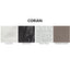 REQUIEZ ROOT | Mesa Linea Confort | 66 cm | Base Ovalada | Varios Colores Especiales | Cubierta | Interior - 160-O5535 Esp Cubierta Corian - Requiez - NOGAL BEAT -