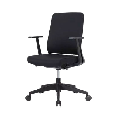 Requiez Silla Operativa Tapizado RS-1101 Poliuretano Inyectado Base Estrella Nylon - RS-1101 - Requiez - NOGAL BEAT - Silla para oficina