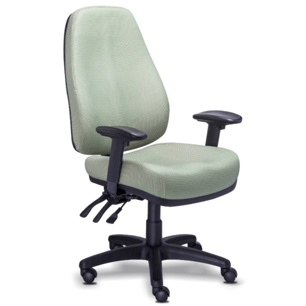 Requiez Sillon Ejecutivo Ajustable Respaldo Alto RE-1300 Poliuretano Inyectado Base Estrella Nylon - RE-1300 - Requiez - NOGAL BEAT - Sillas