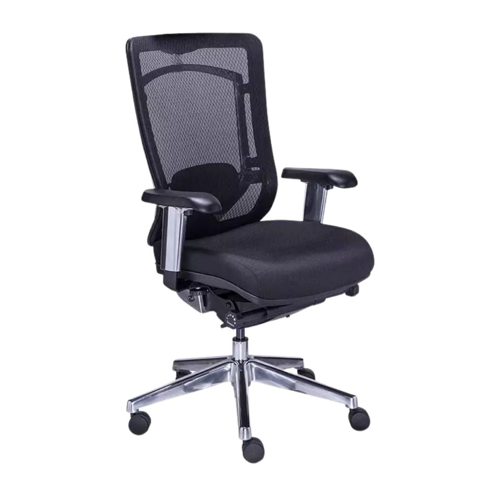 Requiez Sillon Ejecutivo Dynamic RE-7001 Poliuretano Base Estrella Aluminio Pulido - RE-7001 - Requiez - NOGAL BEAT -