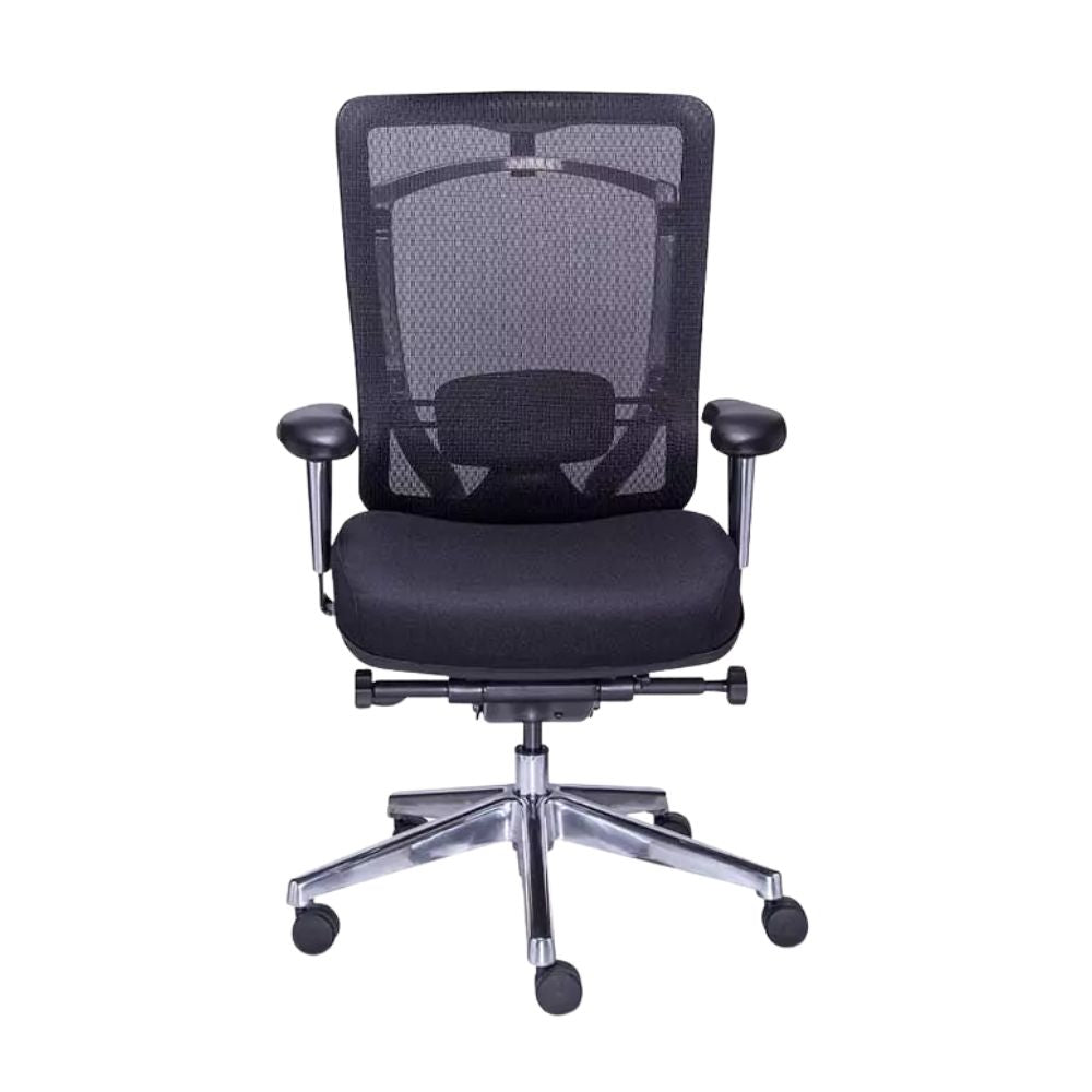 Requiez Sillon Ejecutivo Dynamic RE-7001 Poliuretano Base Estrella Aluminio Pulido - RE-7001 - Requiez - NOGAL BEAT -