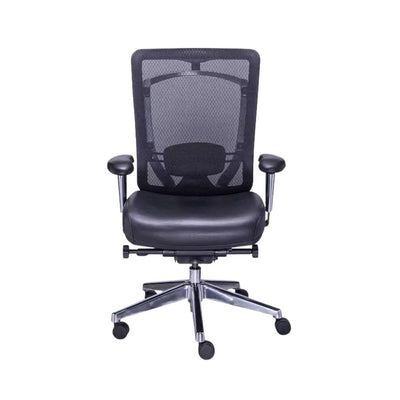 Requiez Sillon Ejecutivo Dynamic RP-7051 Poliuretano Base Estrella Aluminio Pulido - RP-7051 - Requiez - NOGAL BEAT -