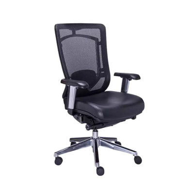 Requiez Sillon Ejecutivo Dynamic RP-7051 Poliuretano Base Estrella Aluminio Pulido - RP-7051 - Requiez - NOGAL BEAT -