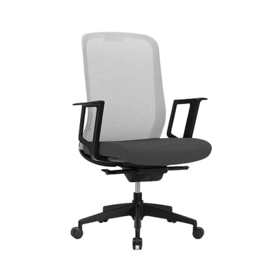 Requiez Sillon Ejecutivo Mesh Tela Respaldo Medio RE-1601 Poliuretano Base Estrella Nylon - RE-1601 - Requiez - NOGAL BEAT - Silla para oficina