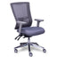 Requiez Sillon Ejecutivo Quadra Respaldo Alto Mesh RE-1360 Poliuretano Base Estrella Aluminio Pulido - RE-1360 - Requiez - NOGAL BEAT - Silla para oficina