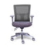 Requiez Sillon Ejecutivo Quadra Respaldo Medio Mesh RE-1361 Poliuretano Base Estrella Aluminio Pulido - RE-1361 - Requiez - NOGAL BEAT - Silla para oficina