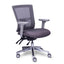 Requiez Sillon Ejecutivo Quadra Respaldo Medio Mesh RE-1361 Poliuretano Base Estrella Aluminio Pulido - RE-1361 - Requiez - NOGAL BEAT - Silla para oficina