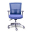 Requiez Sillon Ejecutivo Quadra Respaldo Medio Mesh RE-1361 Poliuretano Base Estrella Aluminio Pulido - RE-1361 - Requiez - NOGAL BEAT - Silla para oficina