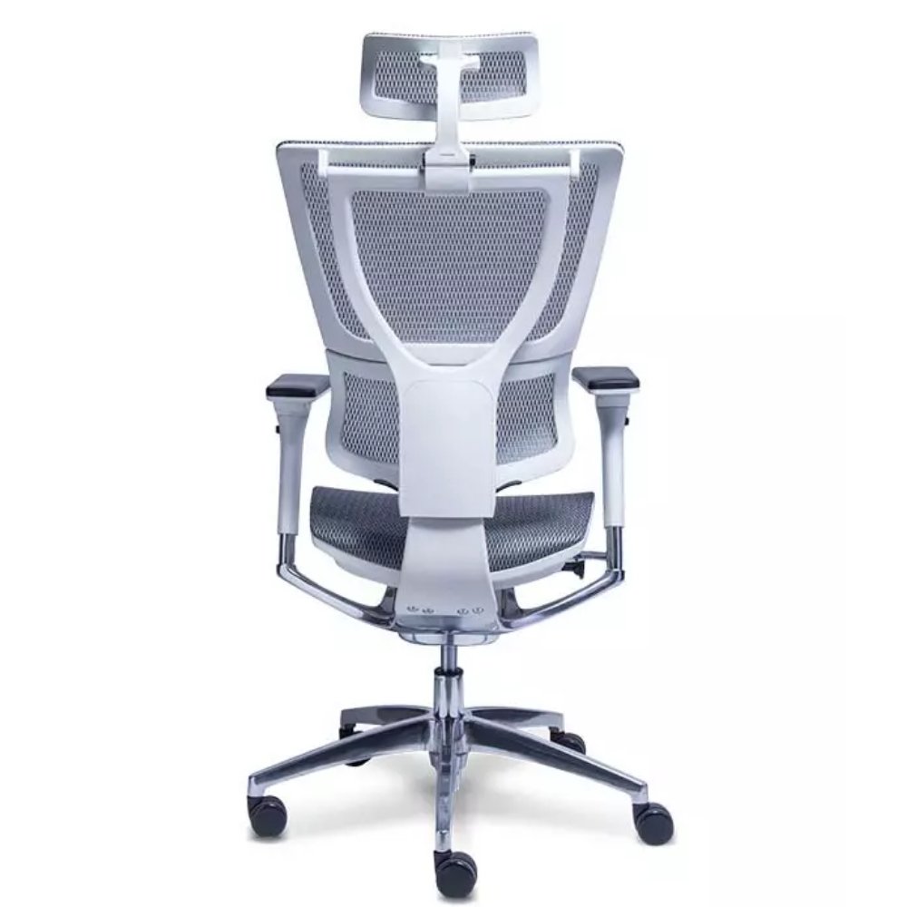 Requiez Sillon Ejecutivo Staff RM-9016 Malla Base Estrella Aluminio Pulido - RM-9016 - Requiez - NOGAL BEAT -